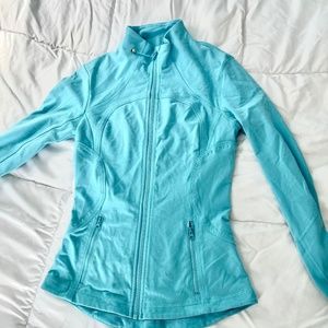 Lululemon athletica Define jacket light blue teal size 2